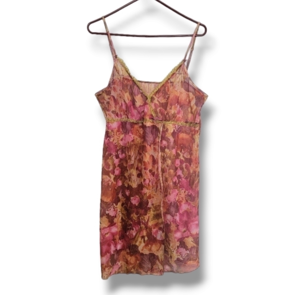 Freya Nightwear Cami Dress Floral Sheer